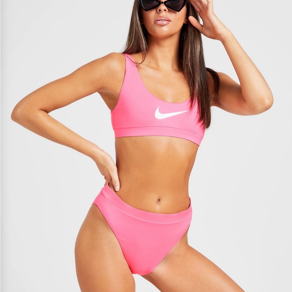 Nike 3 Piece Pink Bikini Set